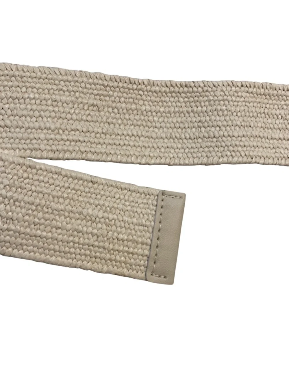 2/$30 Haute Hippie Belt Beige Tan Colorful L/XL Adjustable Resortwear Boho Vacay